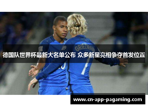 德国队世界杯最新大名单公布 众多新星亮相争夺首发位置