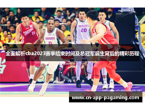 全面解析cba2023赛季结束时间及总冠军诞生背后的精彩历程